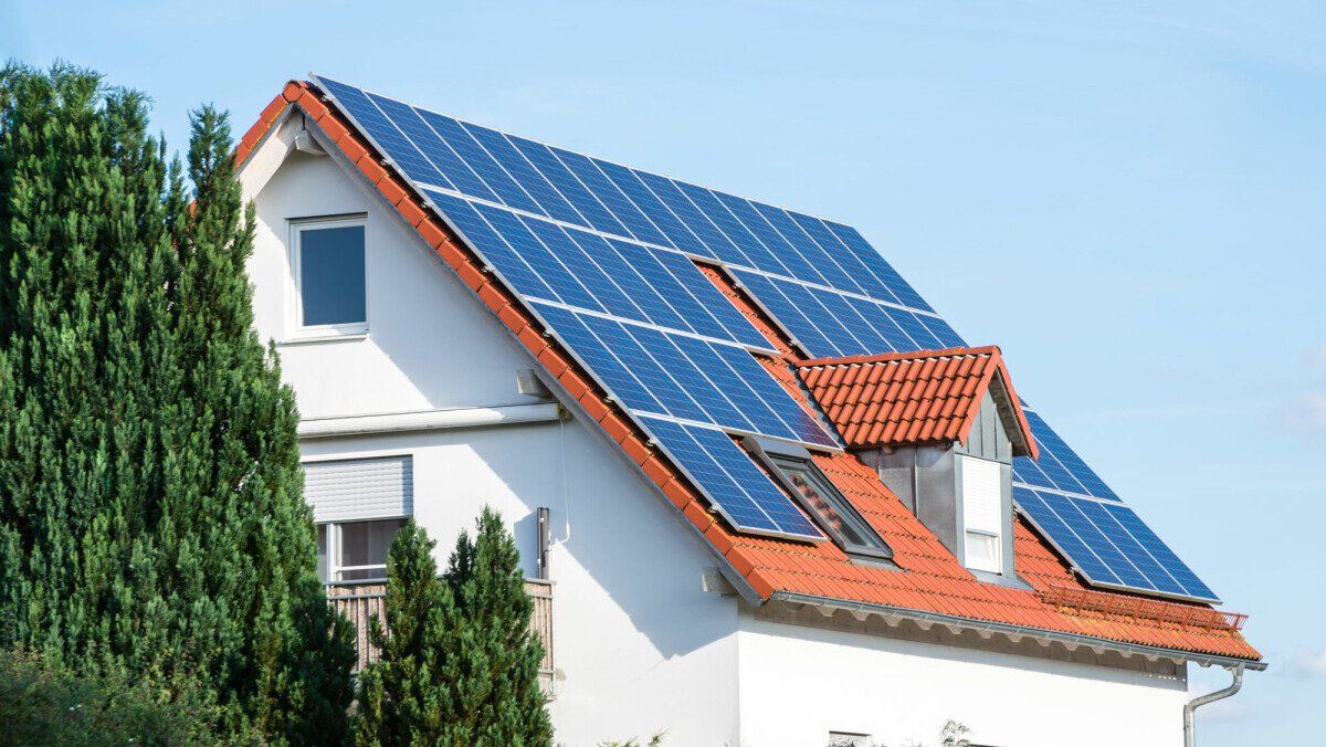 Photovoltaik auf Einfamilienhaus